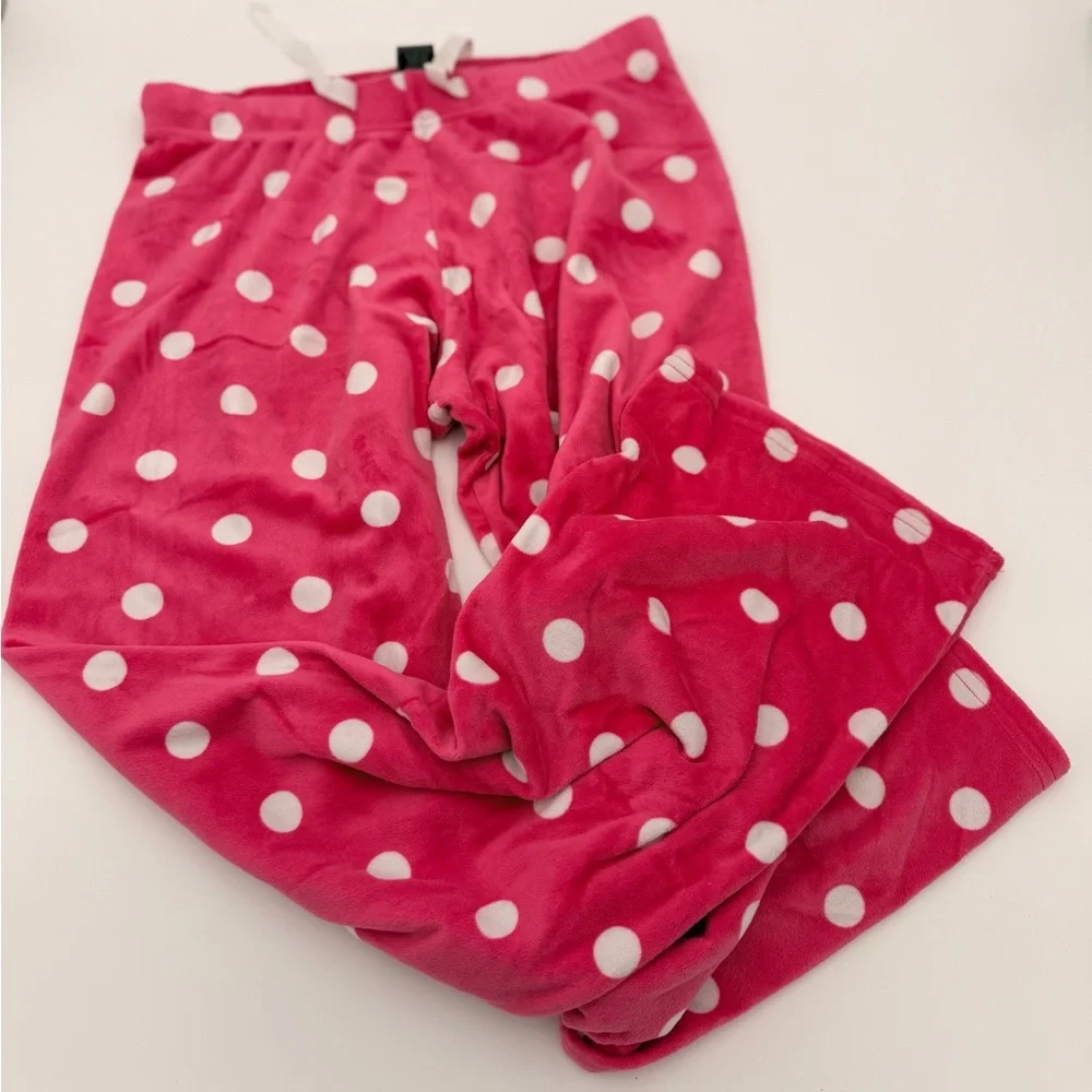 Pink Polka Dot Women’s Pajama Pants Size S-M